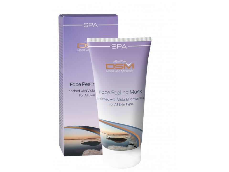 Mască peeling pentru față cu extract de violete și hamamelis