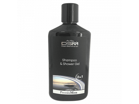 Șampon și gel de duș pentru bărbați cu caviar negru - Premium Men