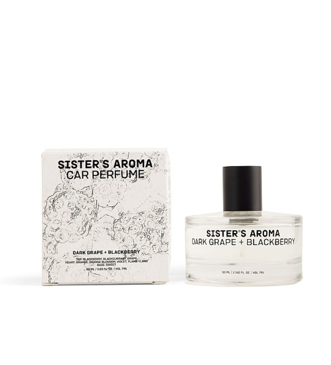 Sister’s Aroma Parfum auto Dark Grape + Blackberry, 60 ml