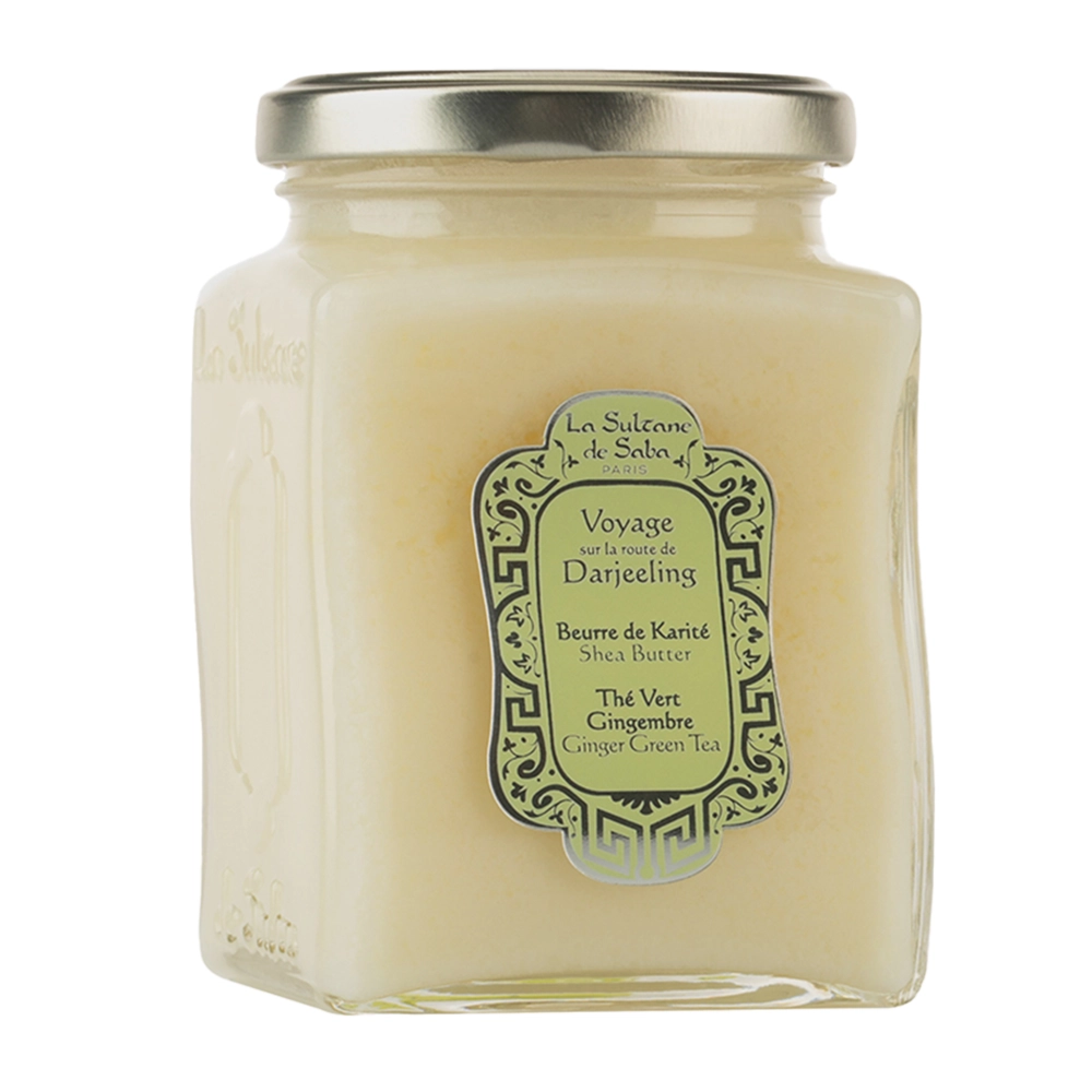 Unt de karité pentru corp și păr La sultane de Saba Ginger Green Tea