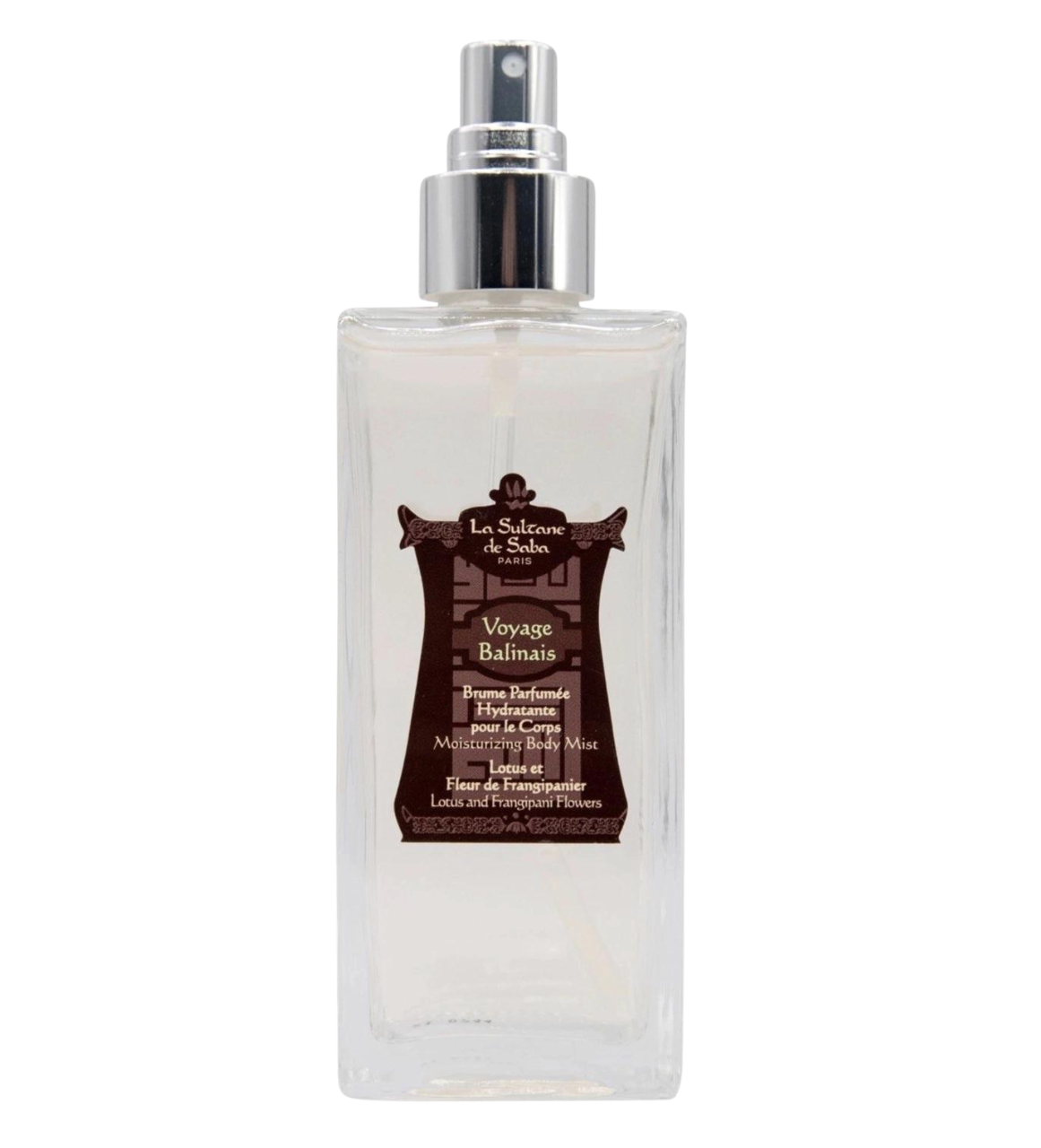 Spray hidratant parfumat pentru corp La Sultane de Saba Lotus și Frangipani
