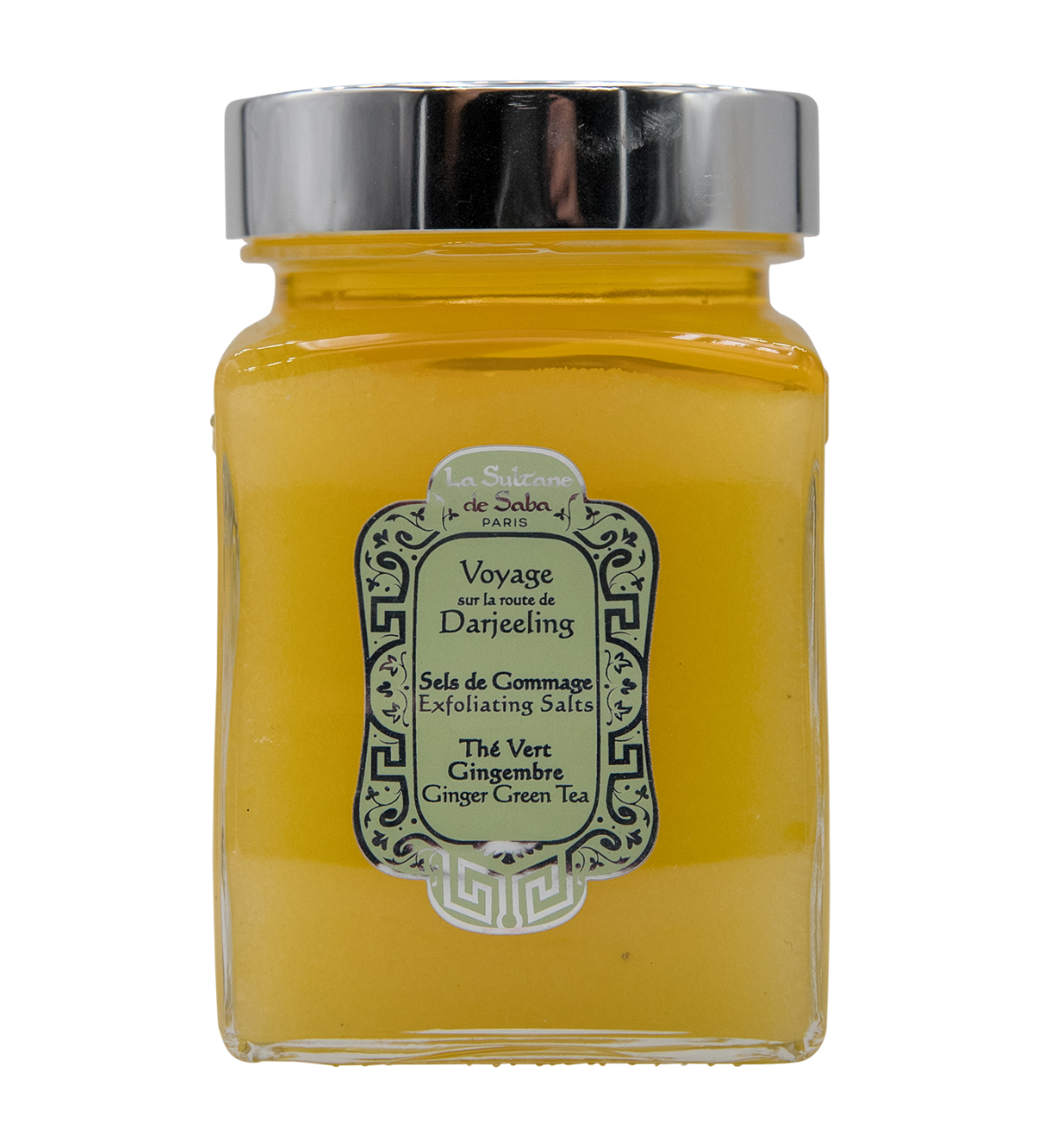 Exfoliant pentru corp cu sare La Sultane De Saba Ginger Green Tea