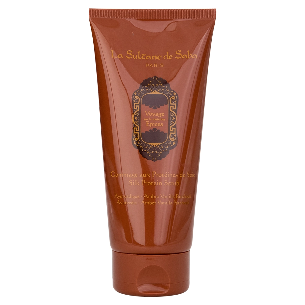 Silk Protein Scrub Amber Vanilla Patchouli