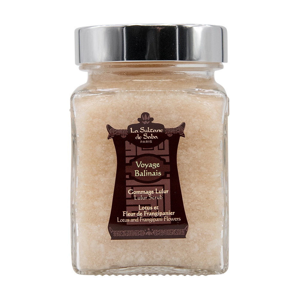 Body Scrub Lotus and Frangipani Flowers
