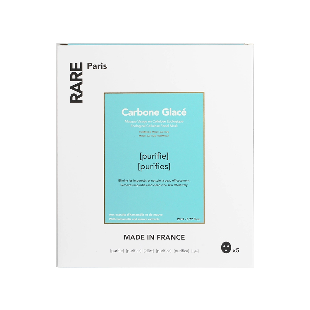 Mască purificatoare pentru față Rare Paris Carbone Glacé