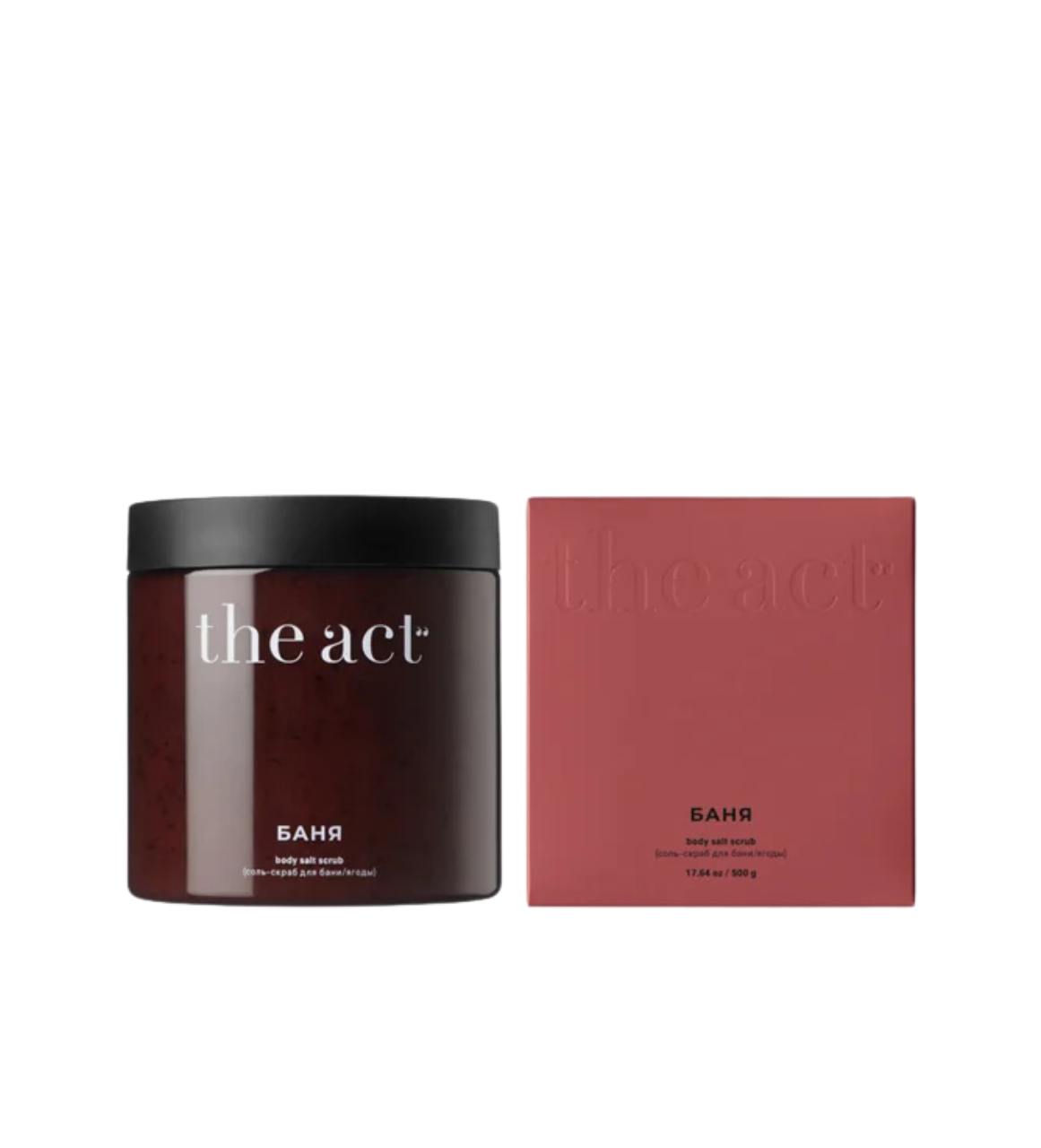THE ACT Scrub cu sare pentru corp Berries
