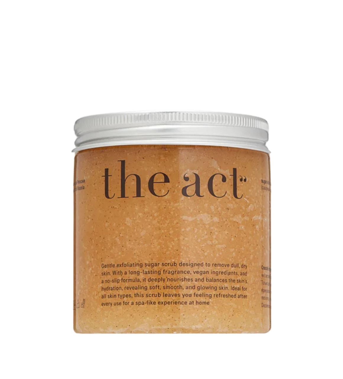 THE ACT Scrub de zahăr pentru corp