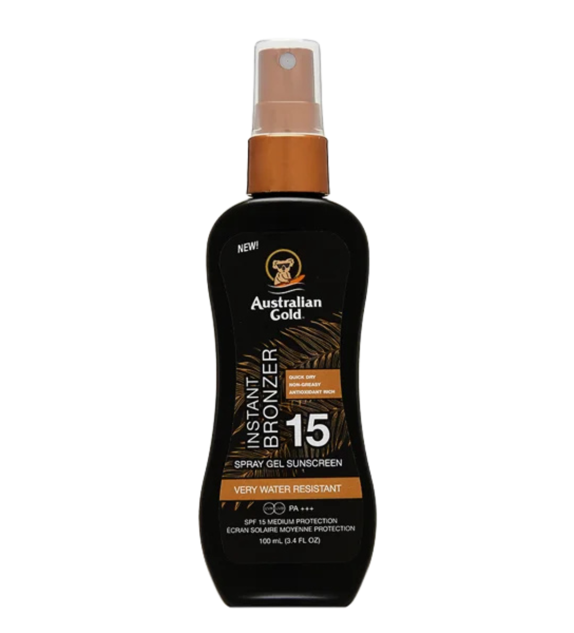 Australian Gold Spray-gel de protecție solară Instant Bronzer