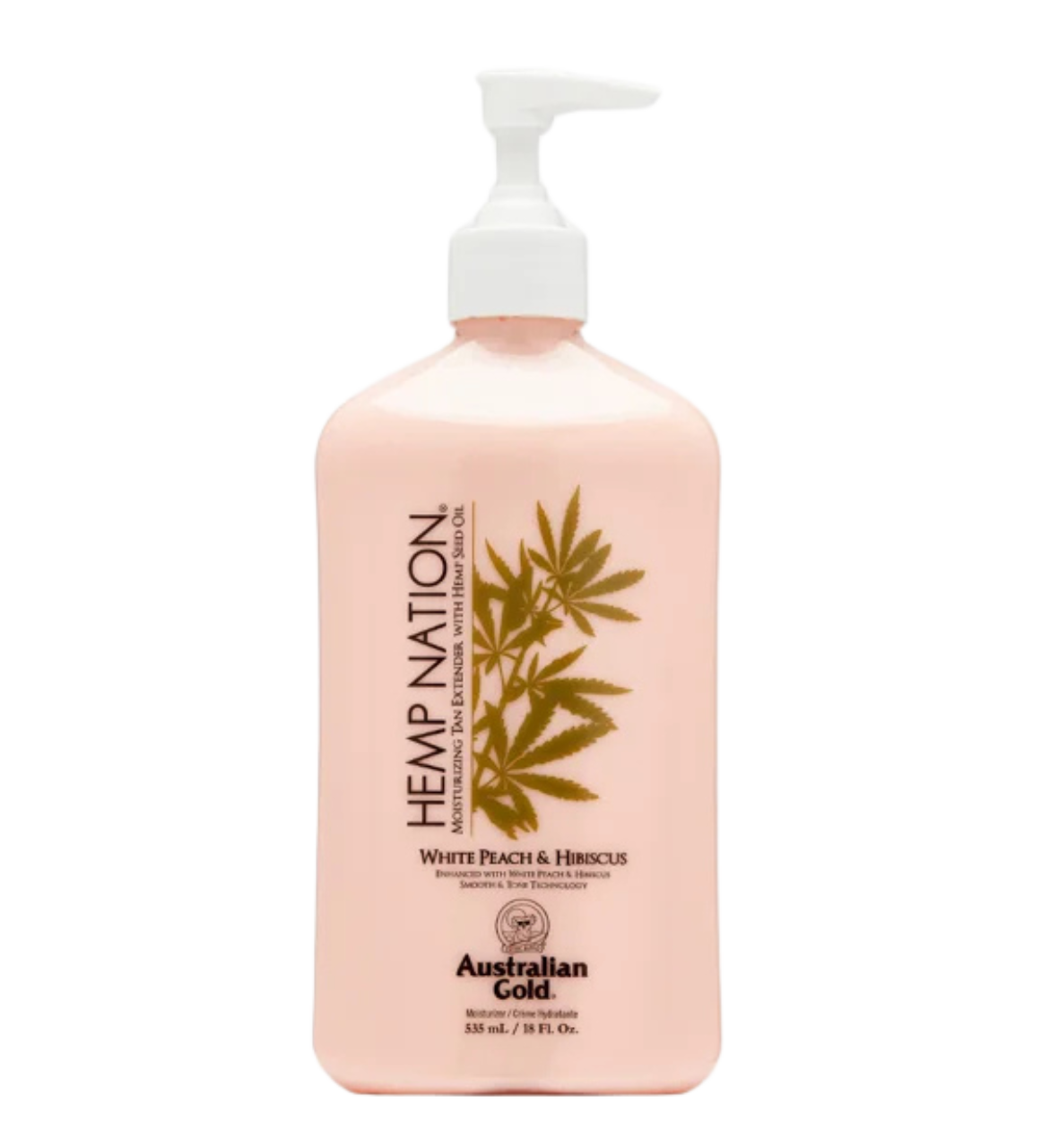 Australian Gold Loțiune pentru corp Hemp Nation Peach and Hibiscus