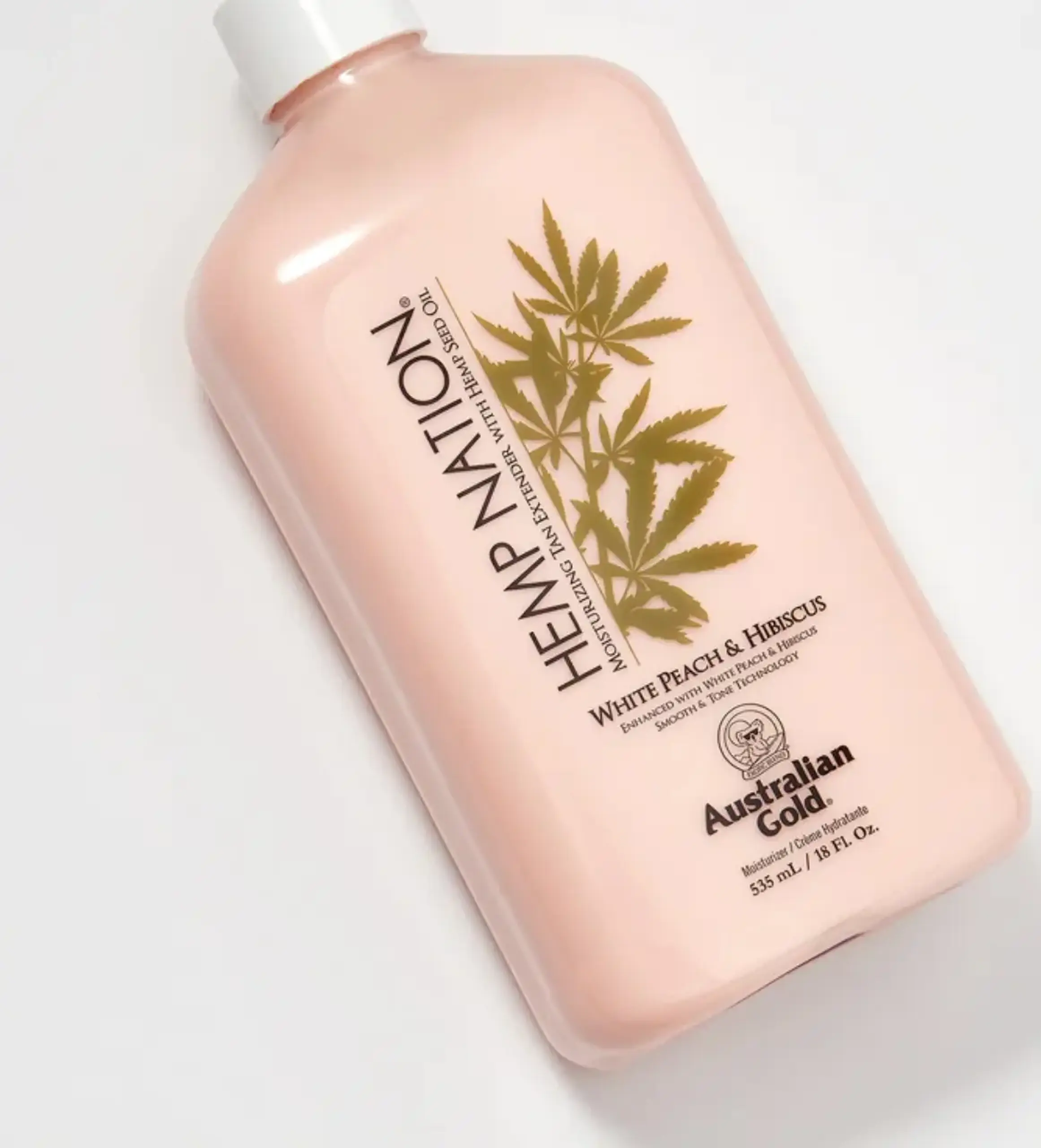 Australian Gold Loțiune pentru corp Hemp Nation Peach and Hibiscus