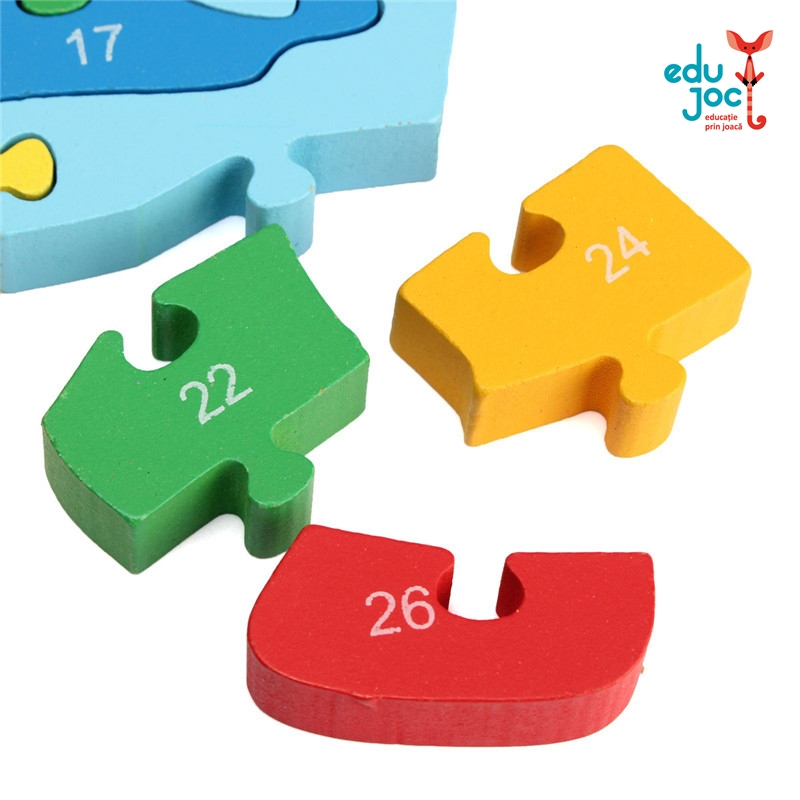 Puzzle Litere şi Cifre