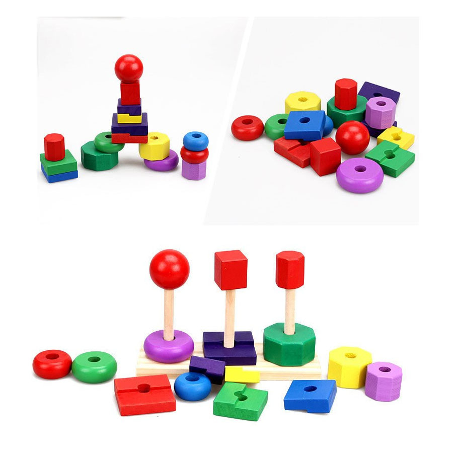 Piramida Montessori 3 in 1