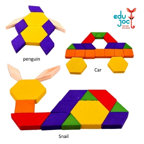 Tangram 60 piese