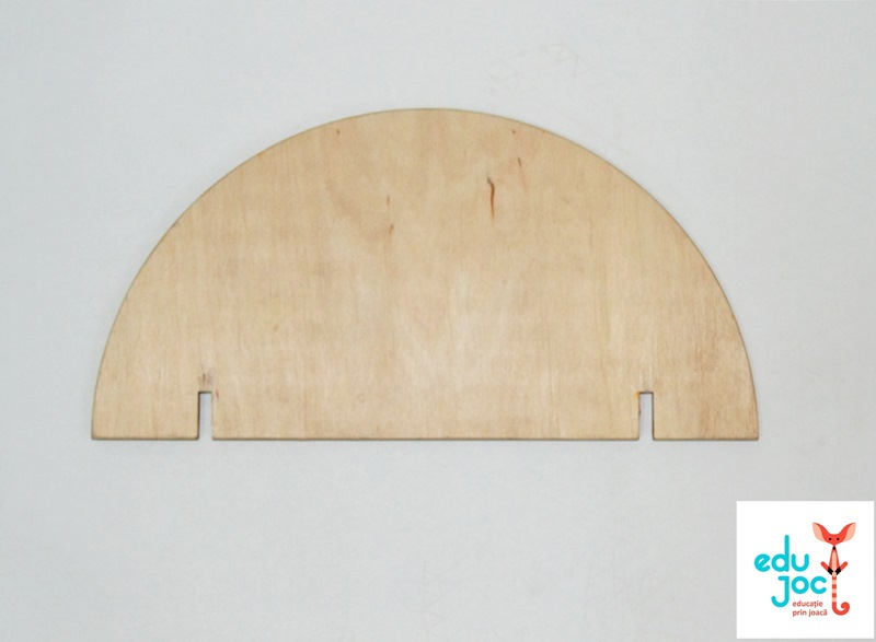 Placa semicerc - constructor Kubi