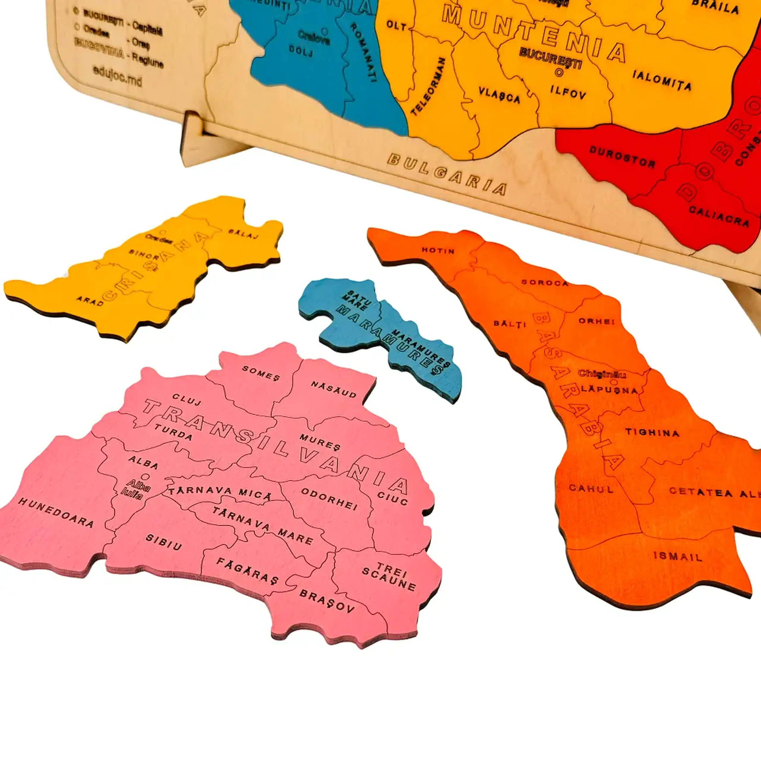 Puzzle Harta României Mari