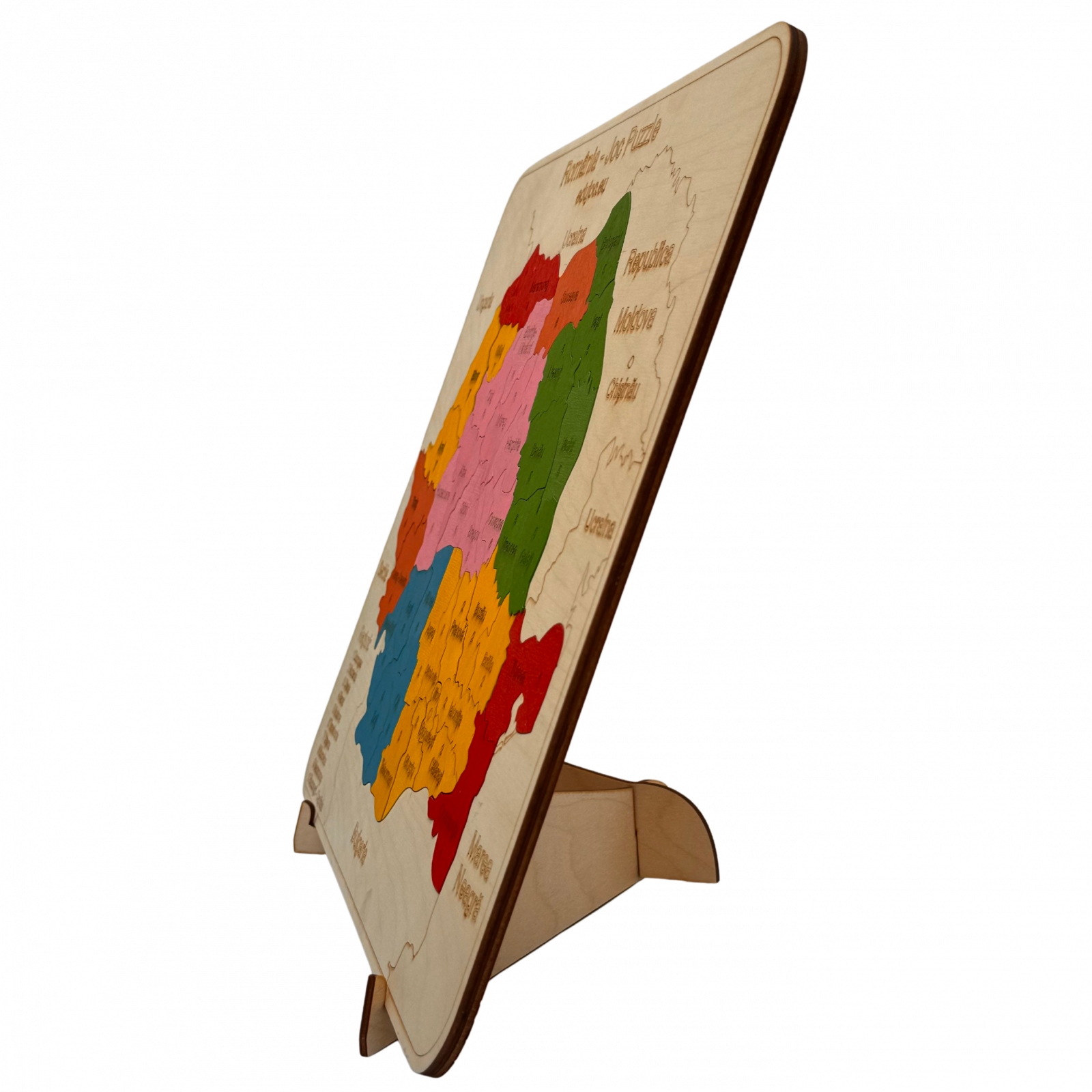 Puzzle Harta României cu Județe