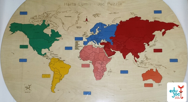 Puzzle Harta Lumii