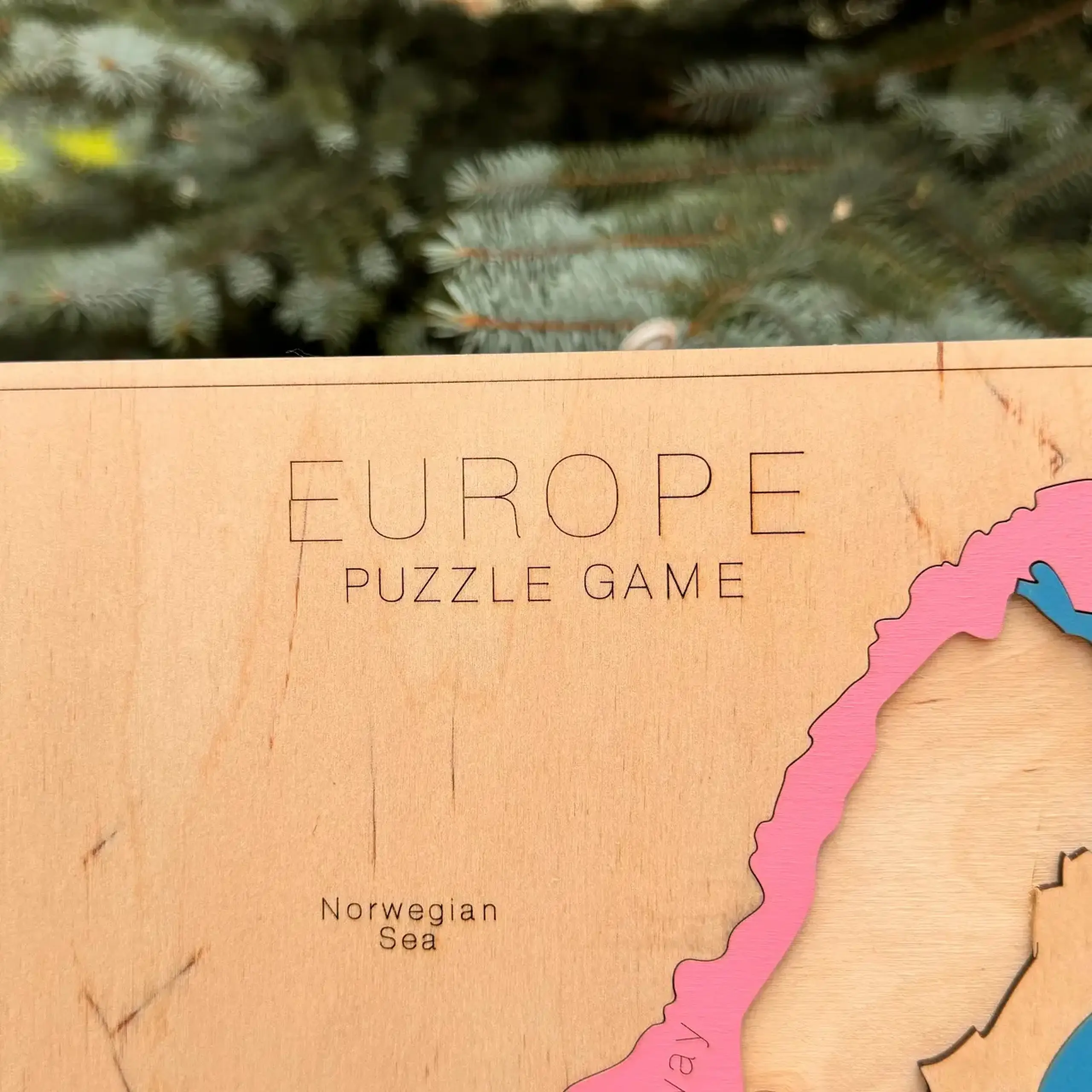 Puzzle Harta Europei în limba Engleză