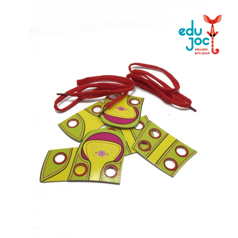 Pantofi cu siret puzzle