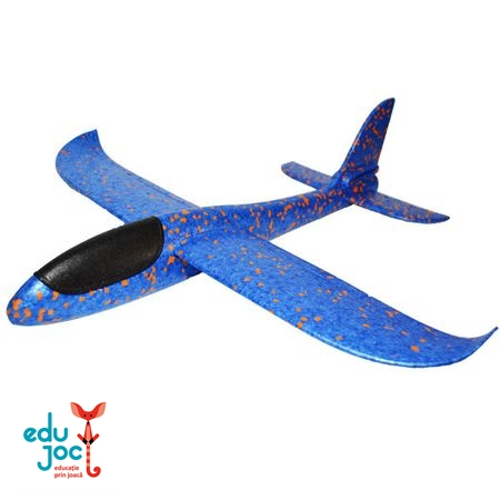 Avion planor din polistiren , 47 cm