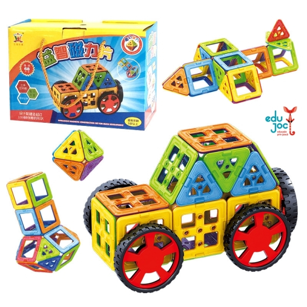 Constructor magnetic, 68 piese