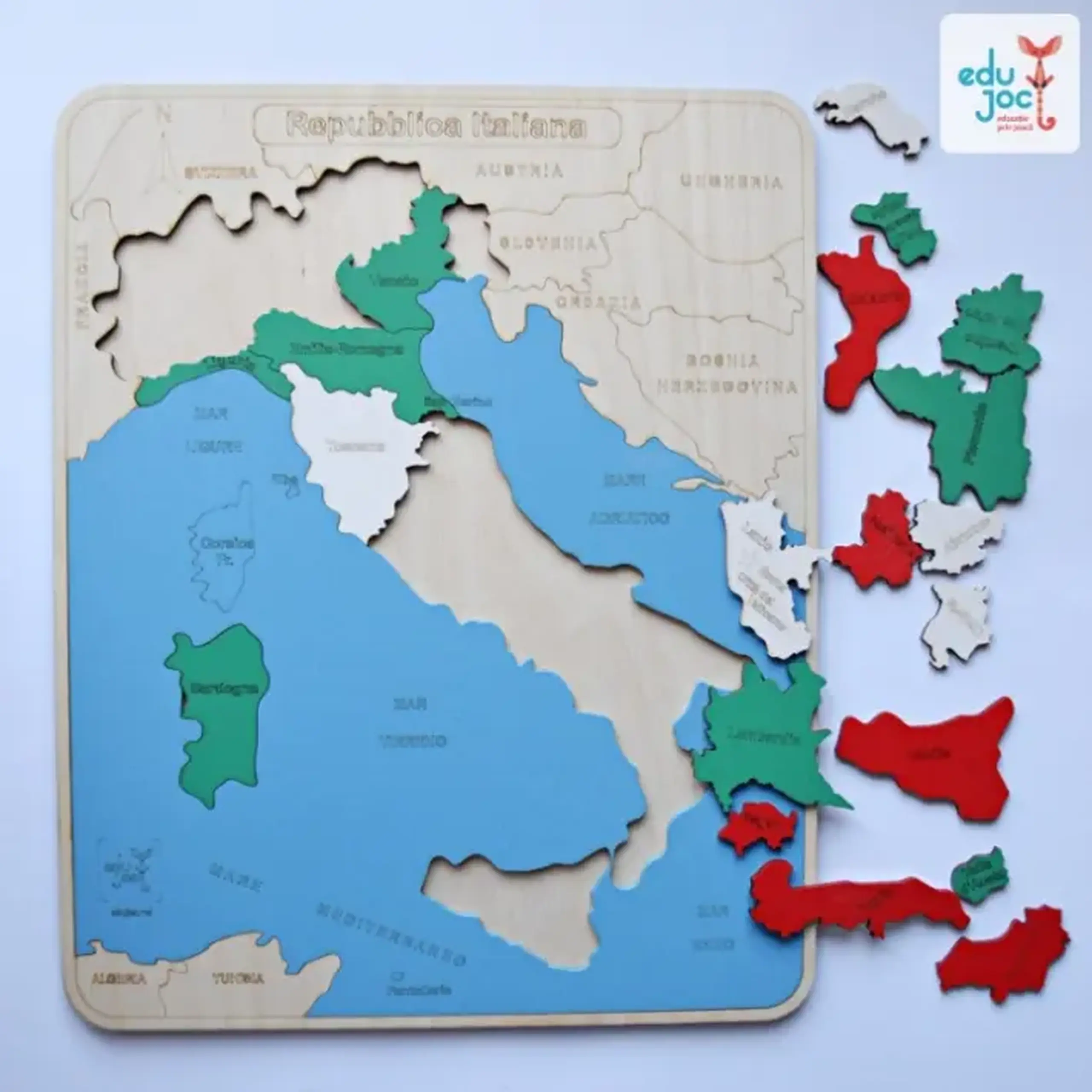 Puzzle Harta Italiei