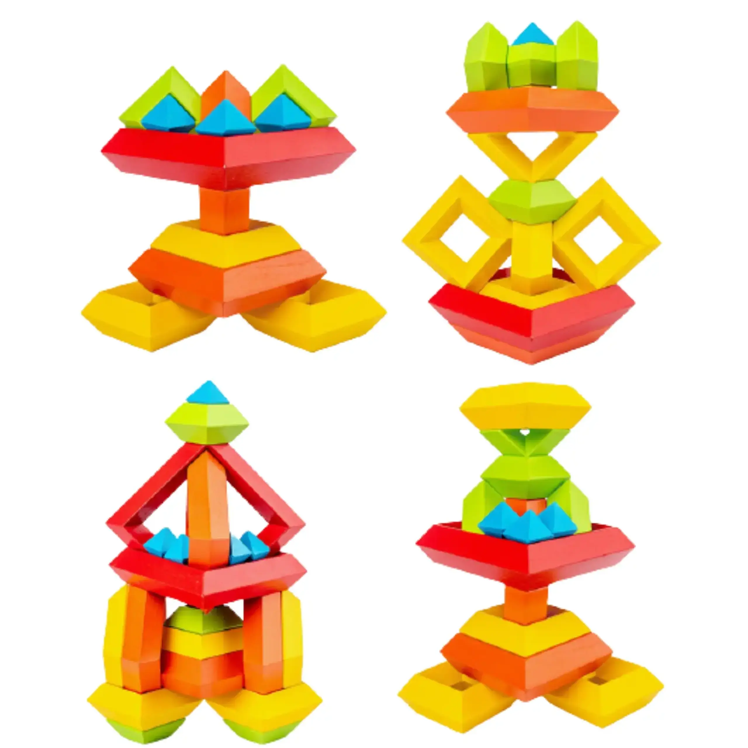 Piramida 3D Curcubeu