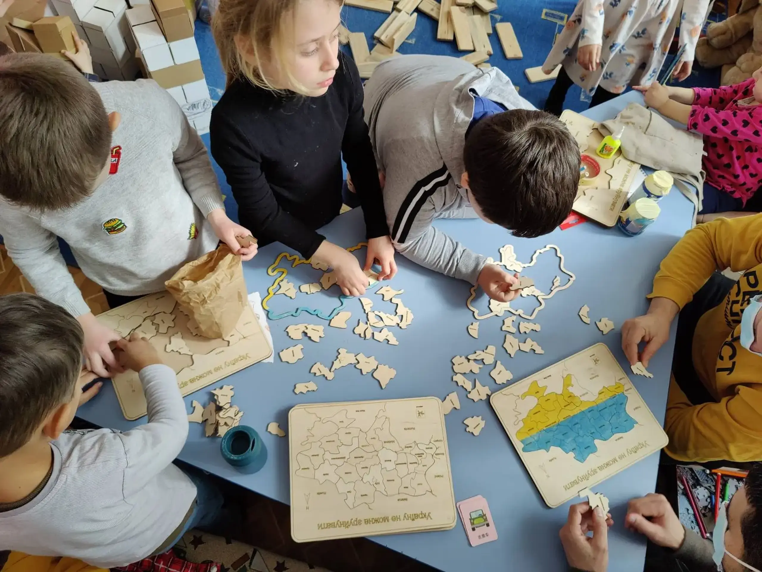 Puzzle harta Ucrainei