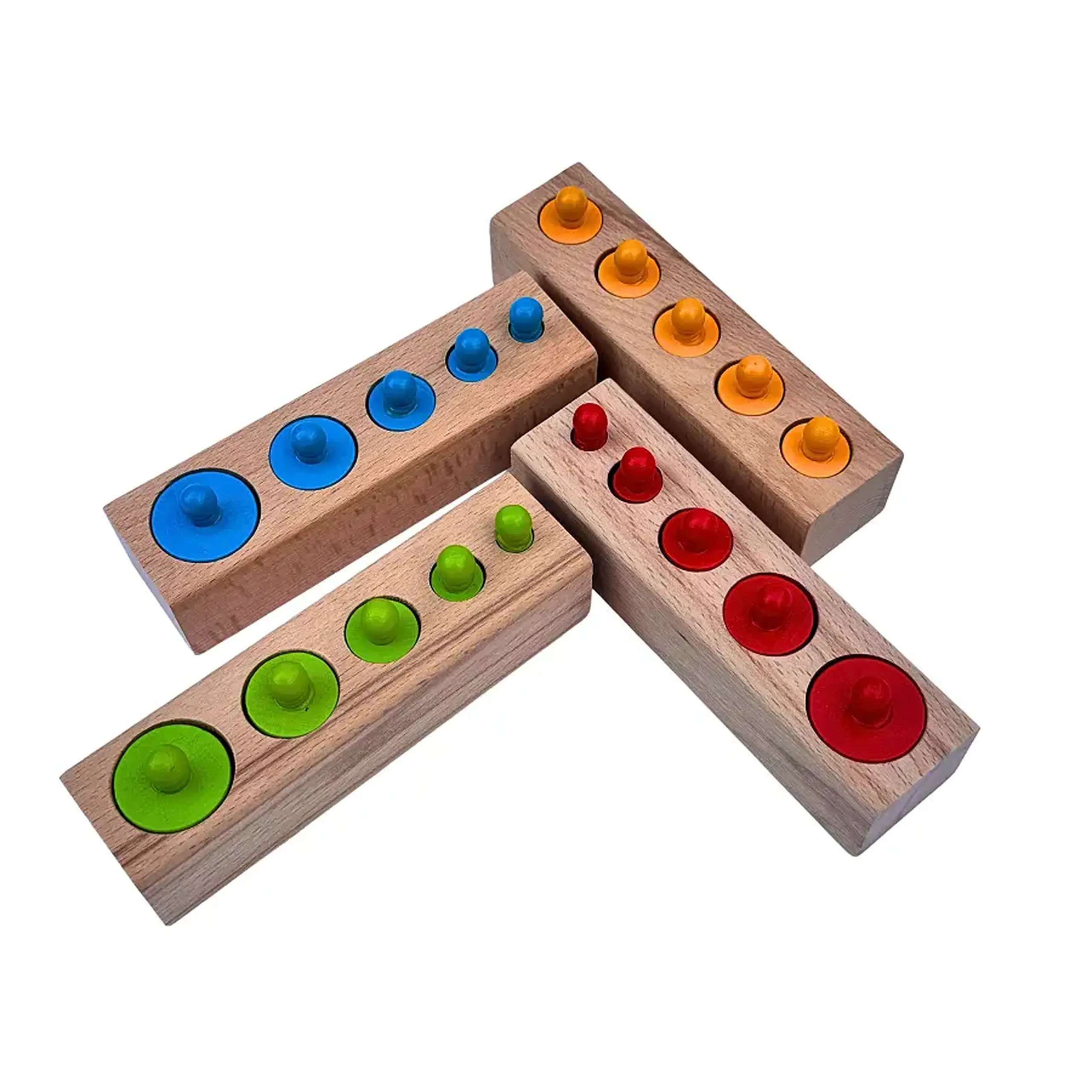Cilindrii Montessori color