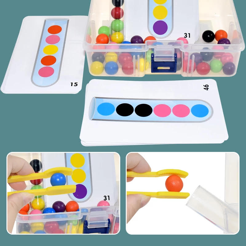 Joc Montessori cu bile