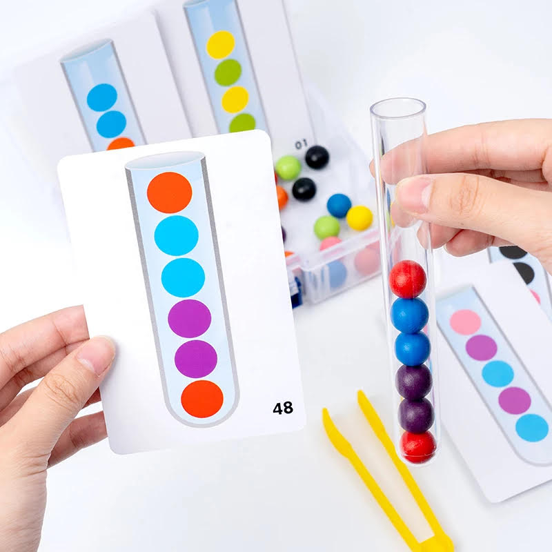 Joc Montessori cu bile