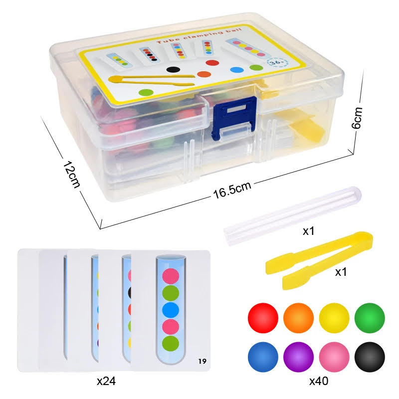 Joc Montessori cu bile