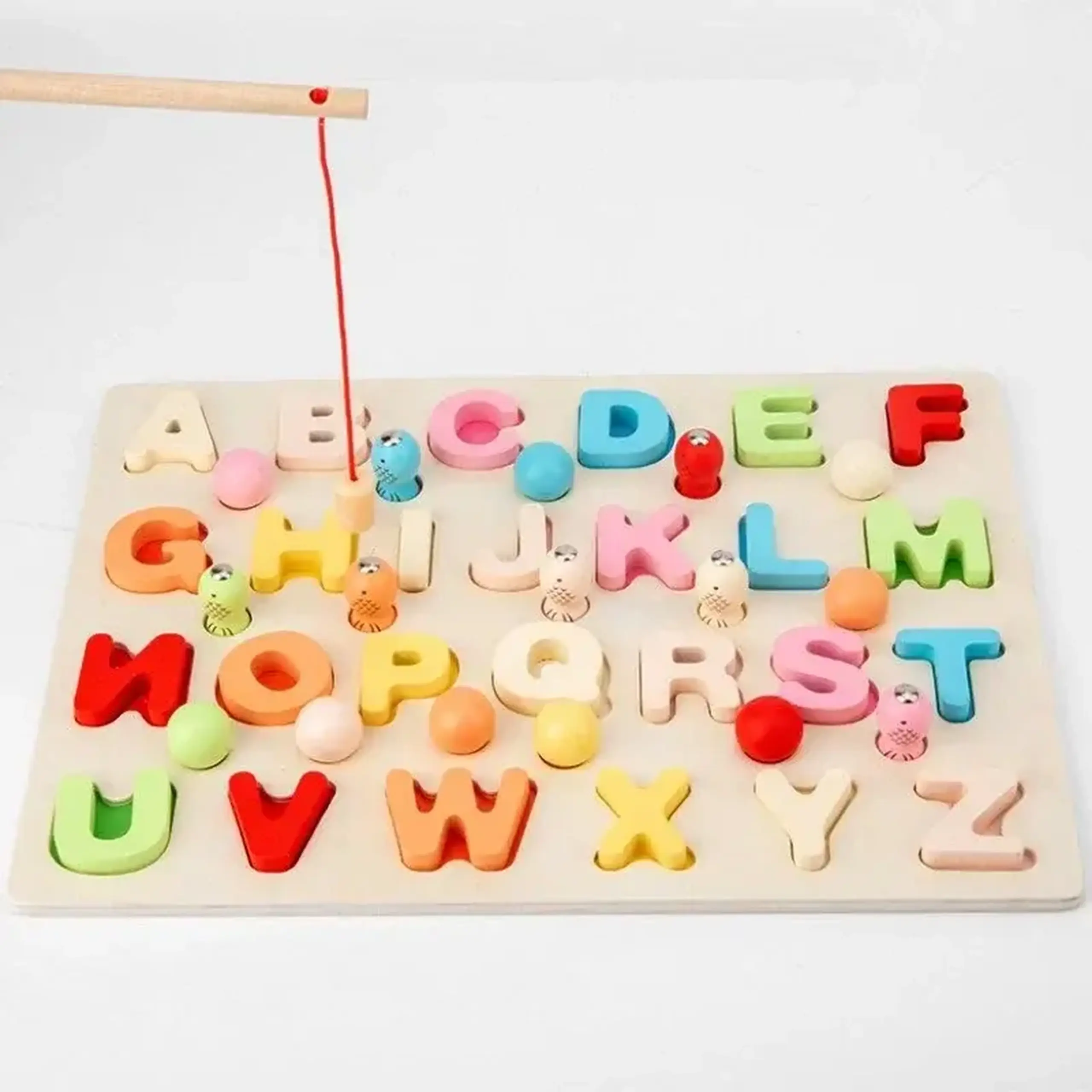 Joc Montessori 3 în 1 Litere sau Cifre