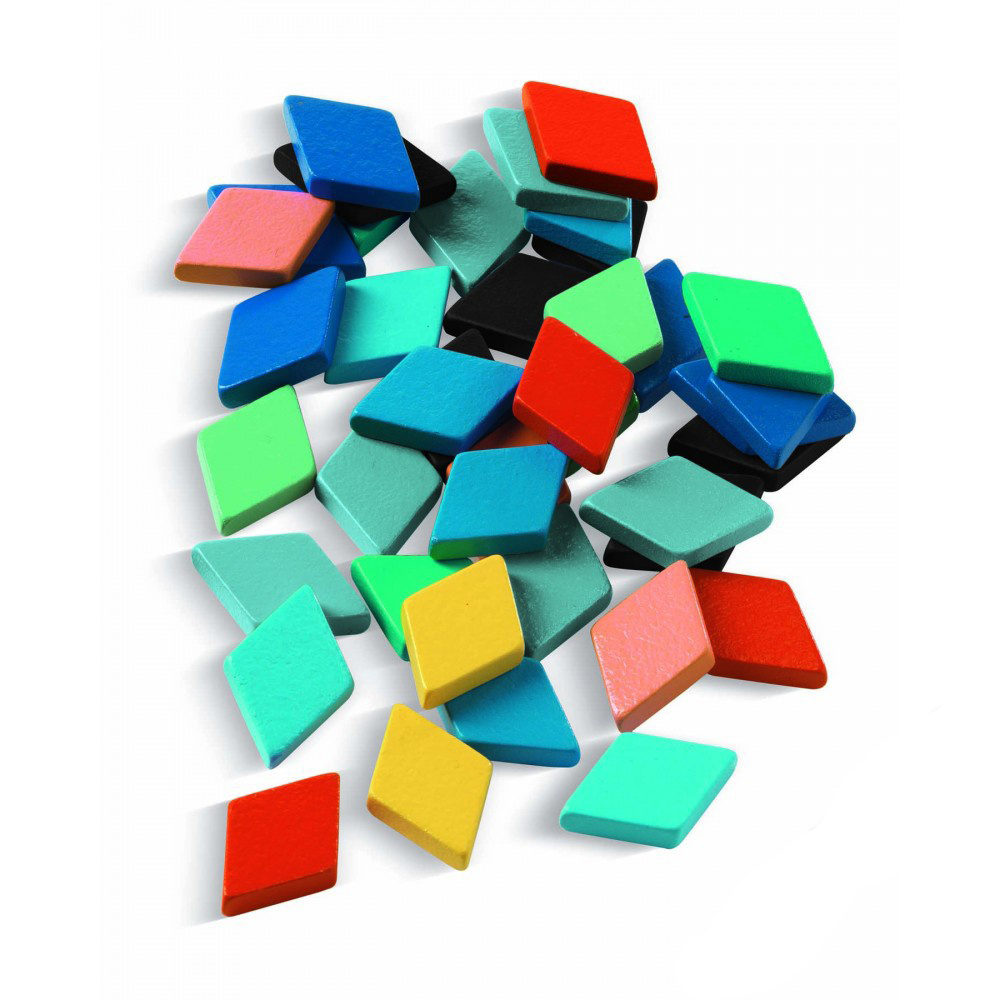 Puzzle Mozaic din lemn Pește