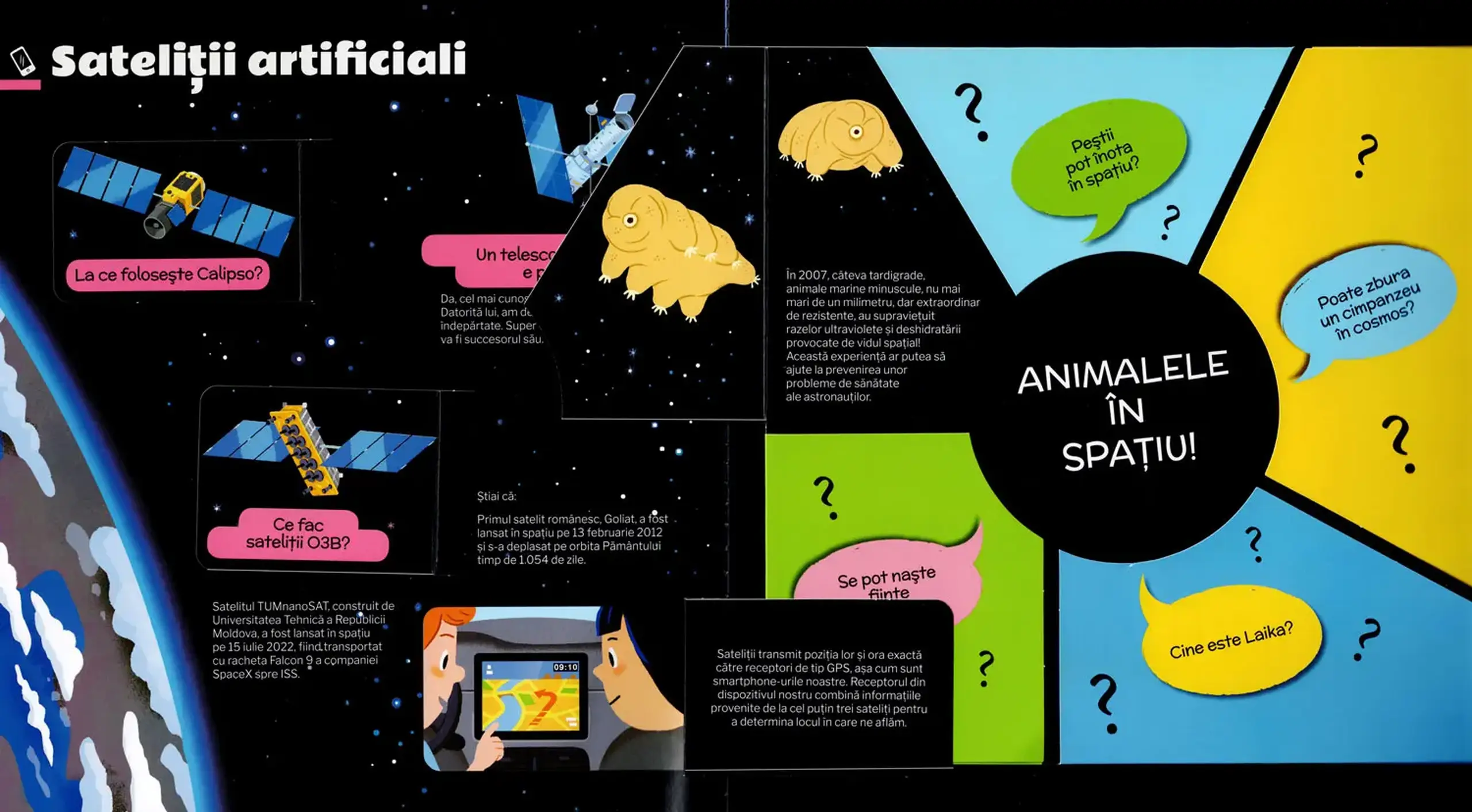 Spațiul: Carte interactivă pop-up