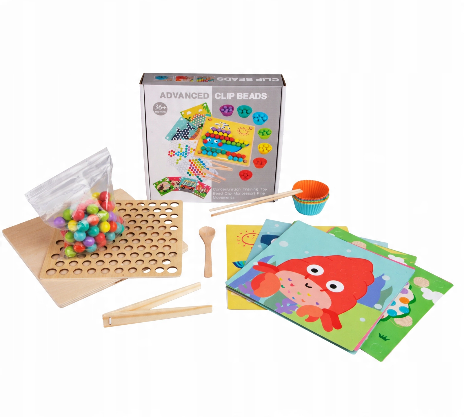 Joc montessori cu bile