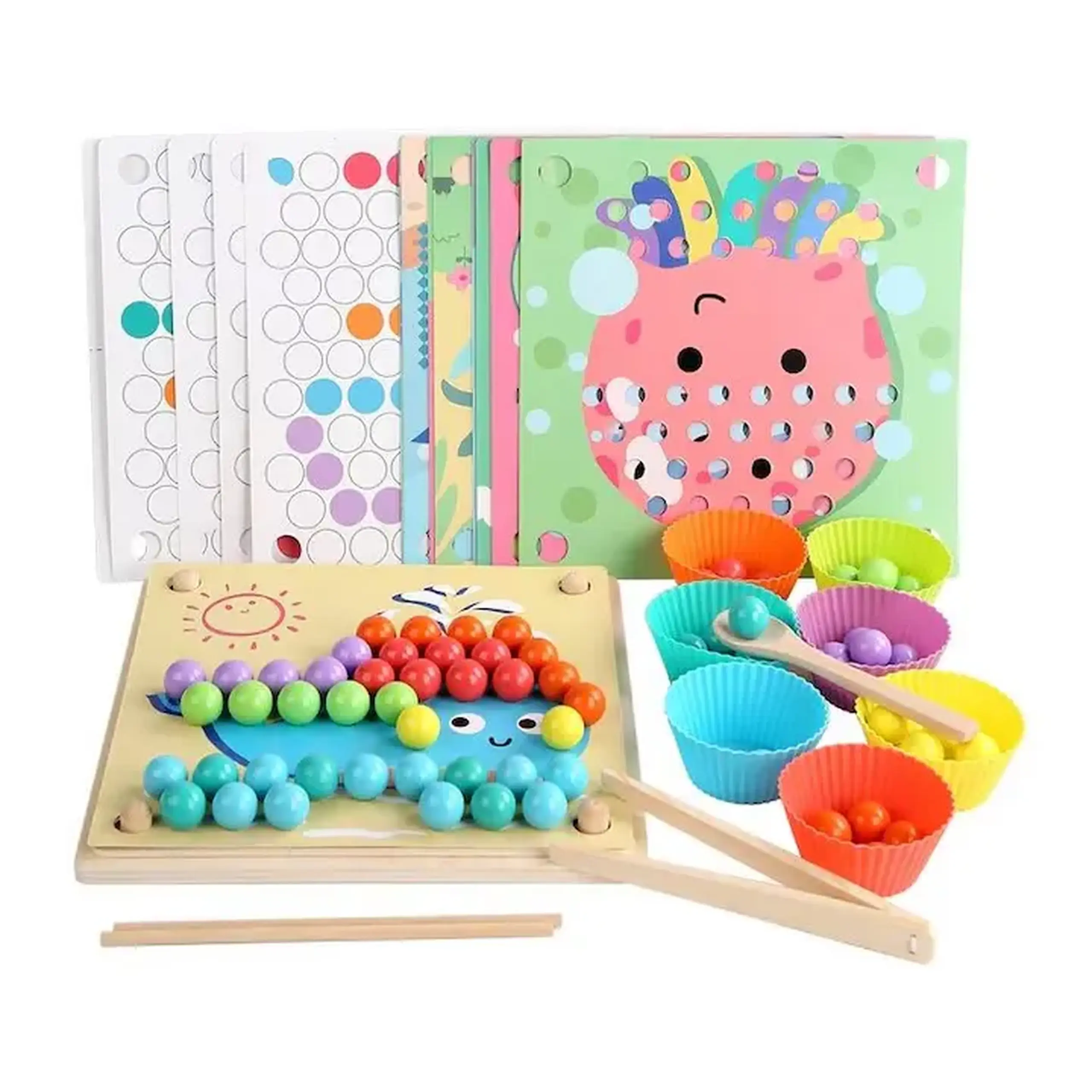Joc montessori cu bile