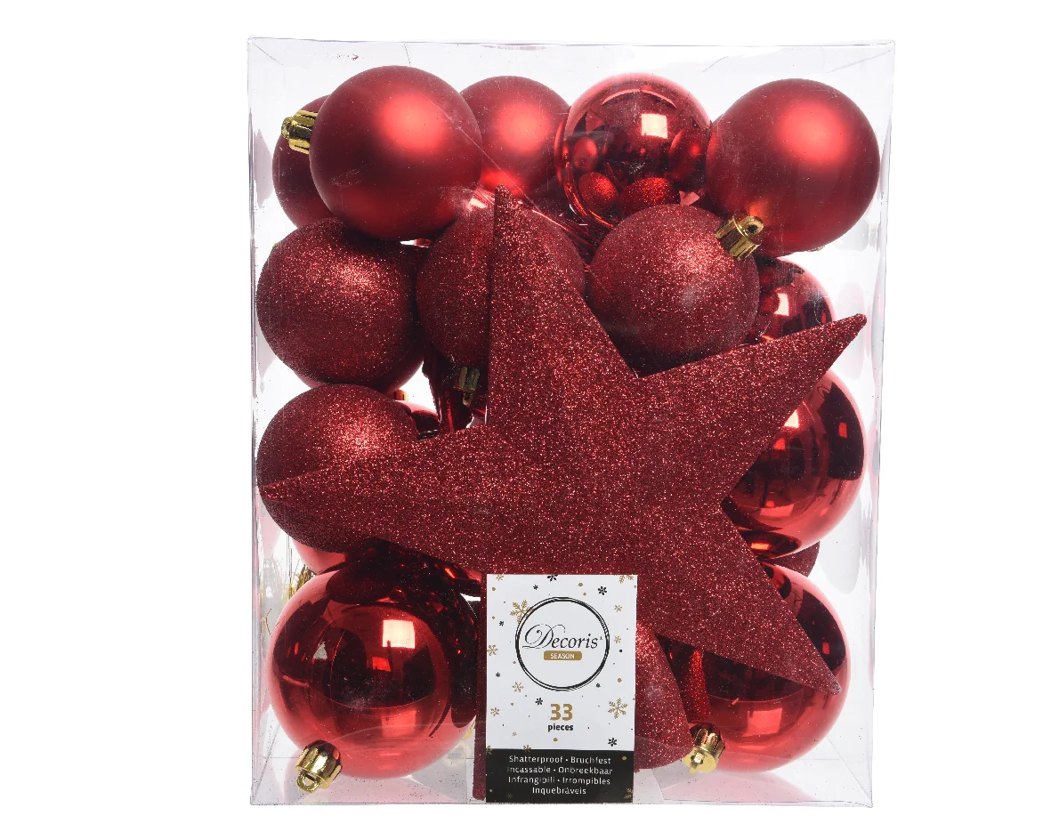 Set jucării de Revelion Red