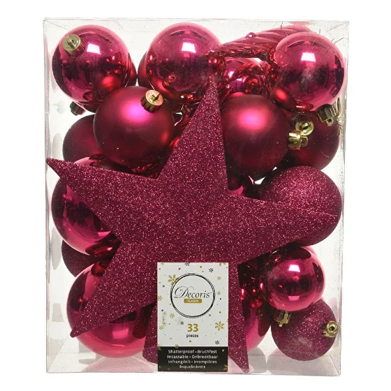 Set jucării de Revelion Magenta
