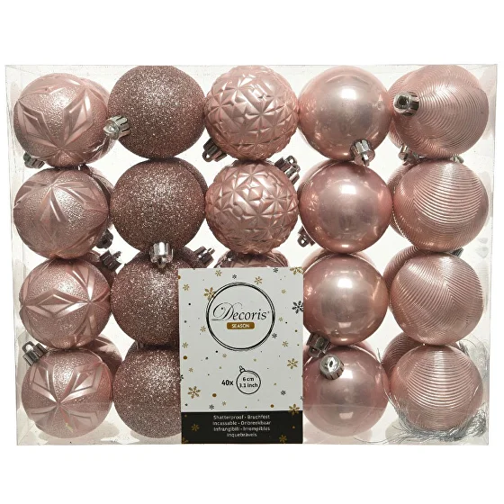 Decor globuri pentru brad Pnk
