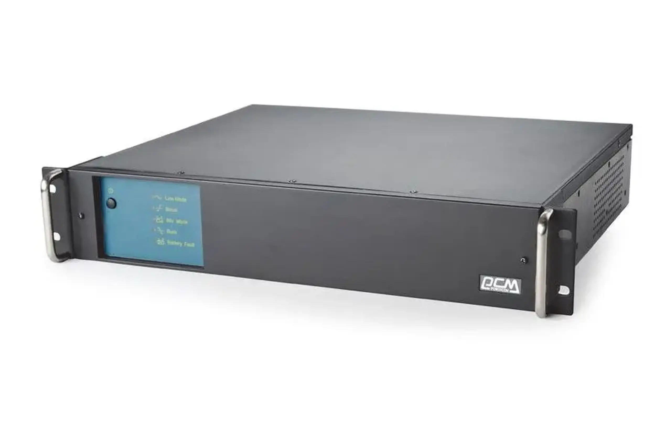 UPS PowerCom KIN - 1500AP 1500VA/1200W, Rack 2U, Line Interactive,LCD, AVR, USB, RJ45, 6xIEC C13