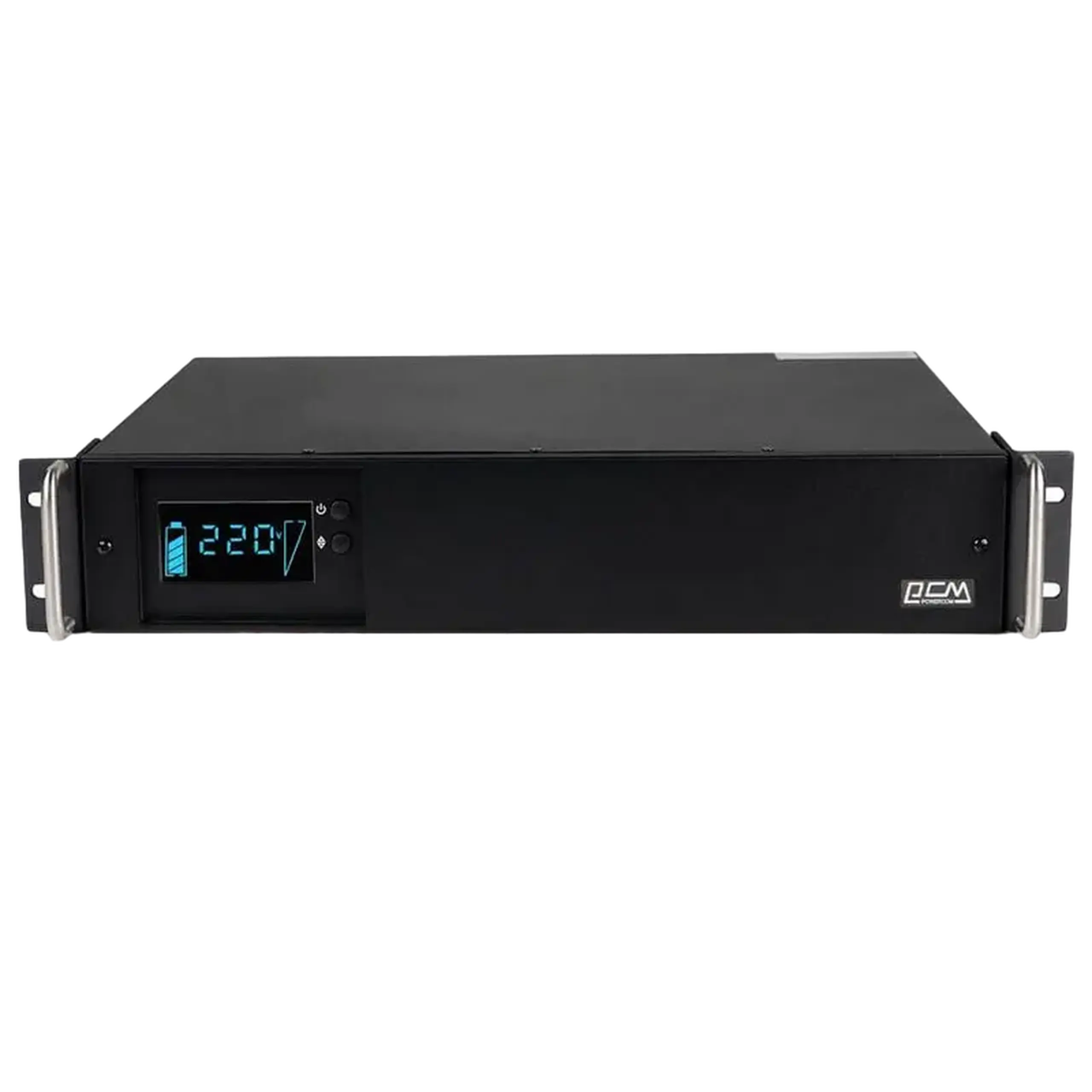 UPS PowerCom KIN - 1500AP 1500VA/1200W, Rack 2U, Line Interactive,LCD, AVR, USB, RJ45, 6xIEC C13