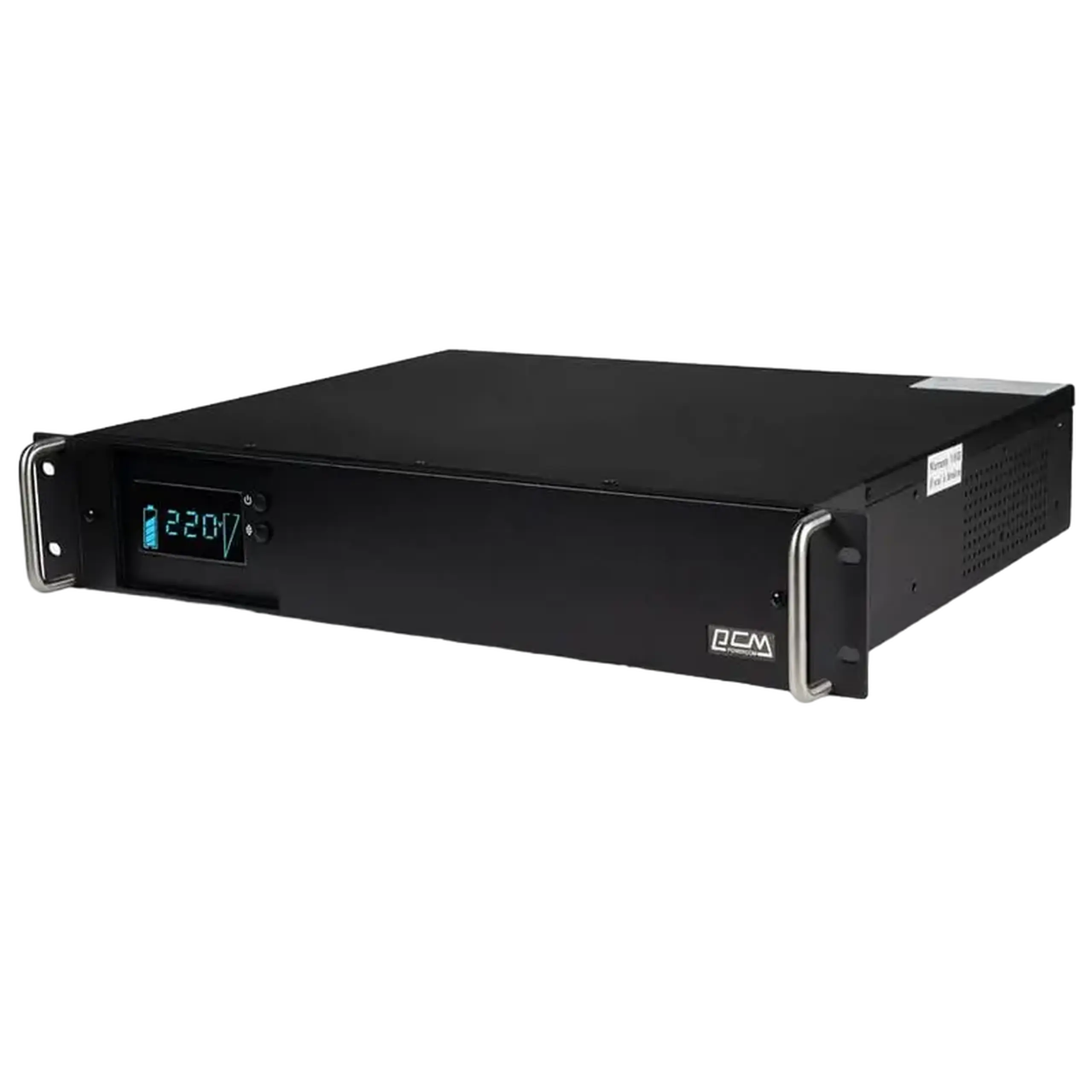 UPS PowerCom KIN - 1500AP 1500VA/1200W, Rack 2U, Line Interactive,LCD, AVR, USB, RJ45, 6xIEC C13