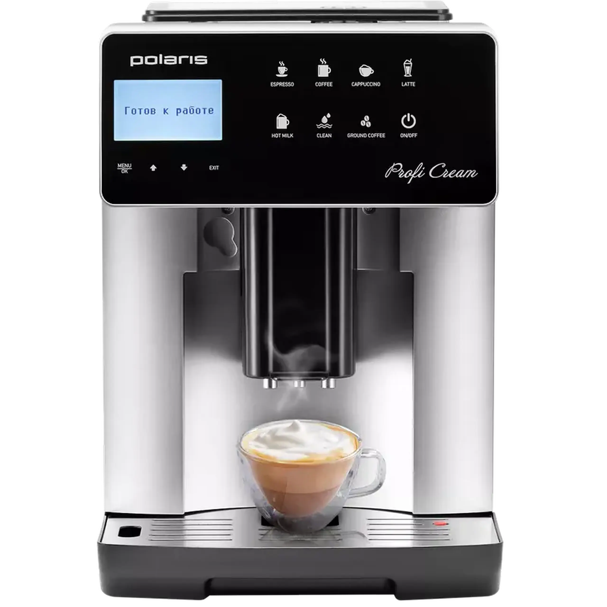 Aparat de cafea Polaris PACM2055AC, Oțel Inoxidabil