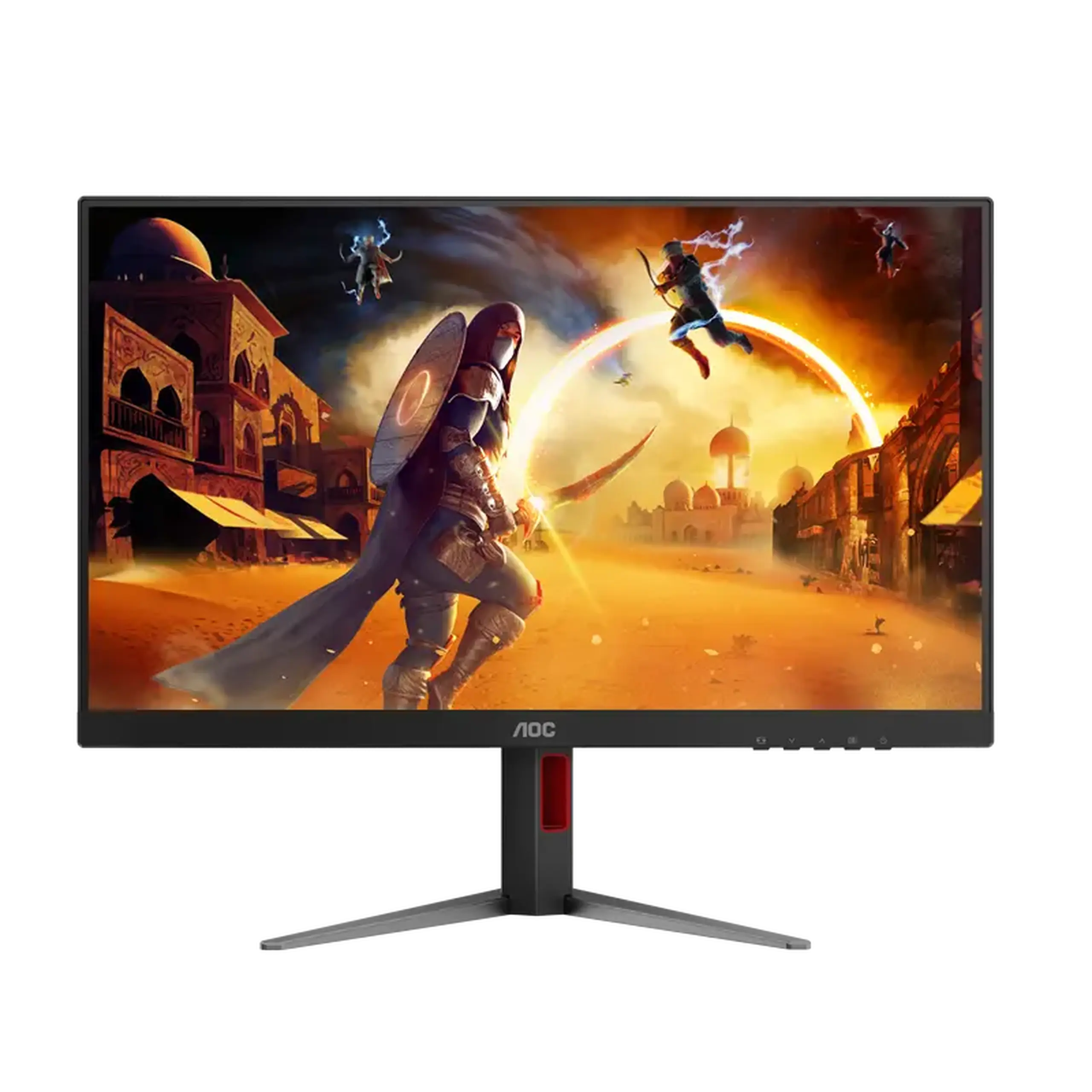 27" AOC 27G4HA, negru, IPS, 1920x1080, 200 Hz, AdaptiveSync, 0,5 msMPRT, 300cd, HDR10, HDMI+DP, Spkrs