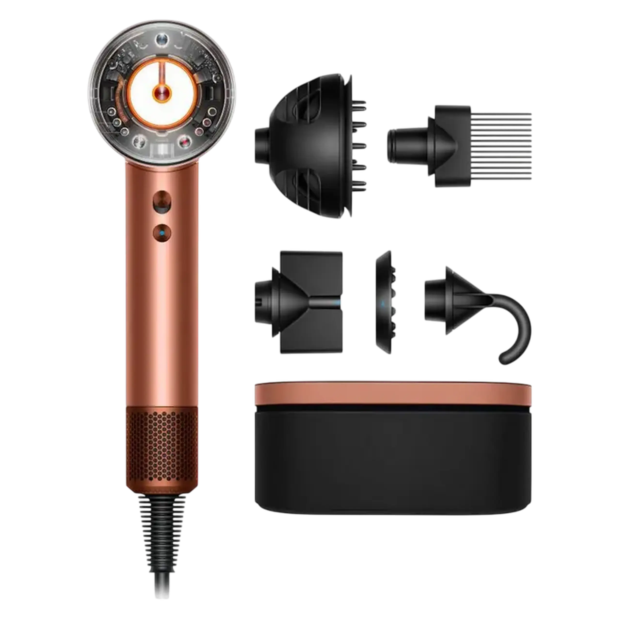 Uscător de păr Dyson HD16 Supersonic Nural Amber mătase/Roz șampanie (143709 - 01)