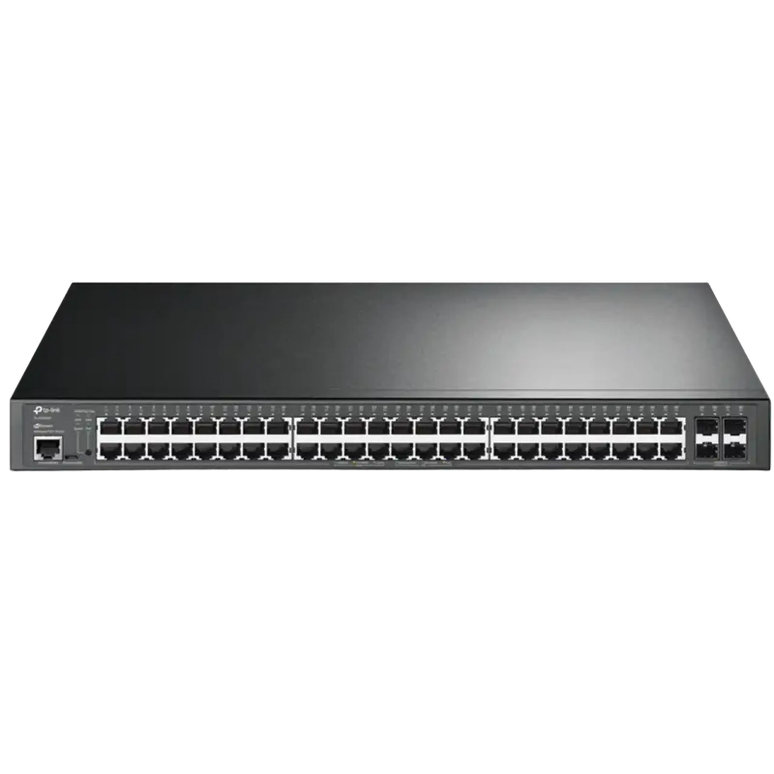 Switch PoE+ gestionat Gigabit L2+ cu 48 porturi TP - LINK „SG3452P”, 48 porturi PoE+, 4 sloturi SFP, 384 W