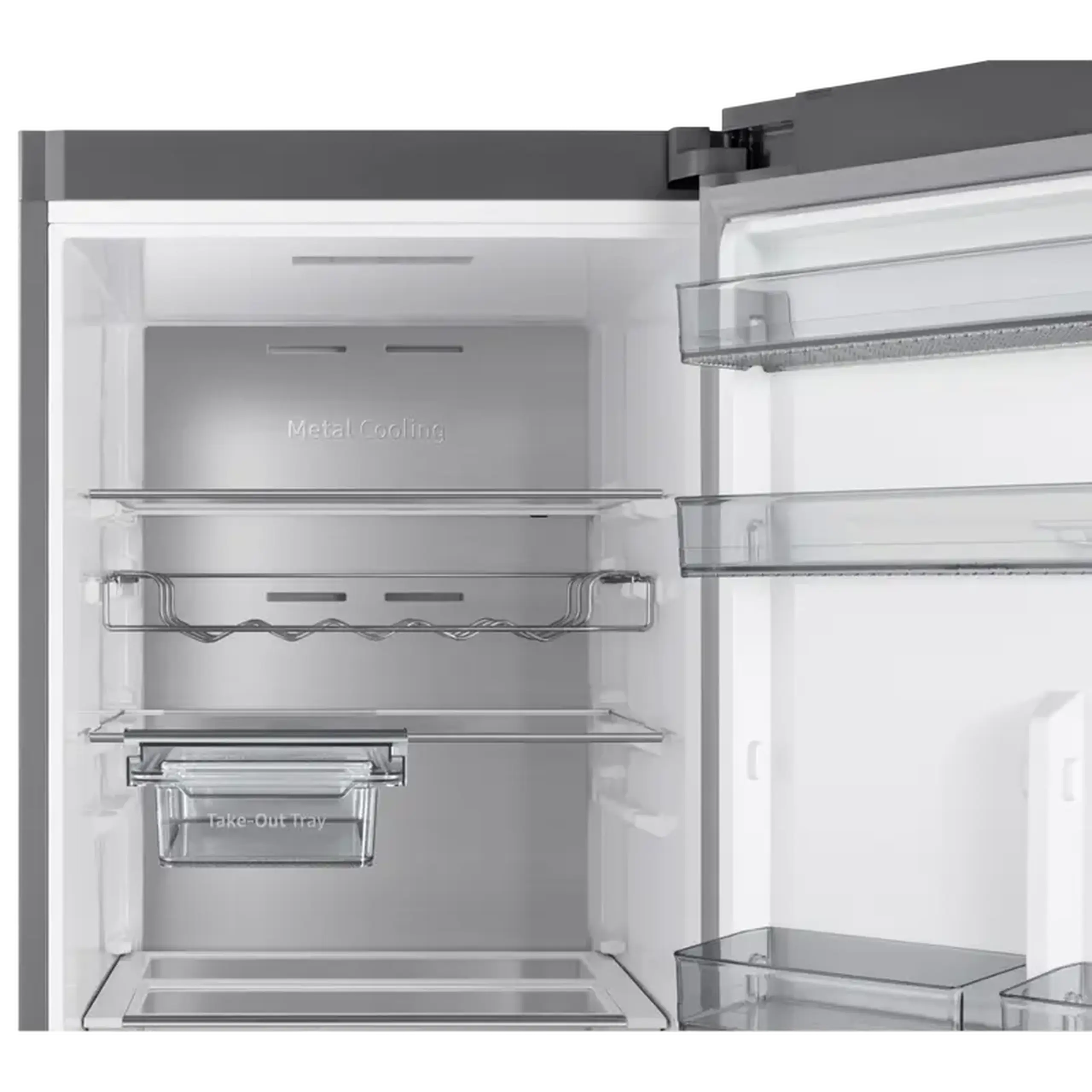 Frigider Samsung RR39C7BC5S9/EF, Oțel inoxidabil
