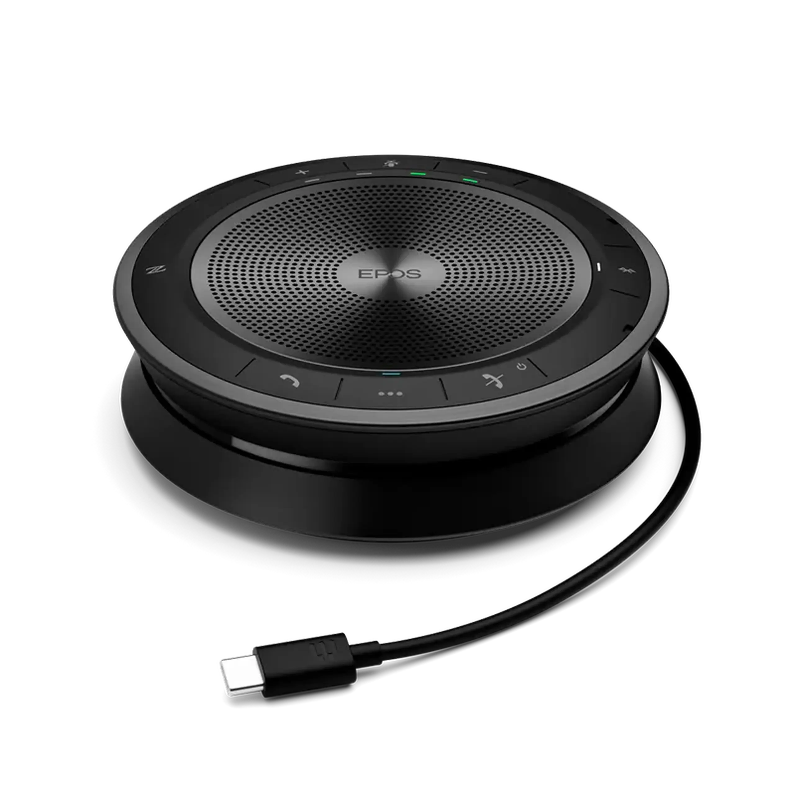 Microfon portabil pentru înregistrare vocală EPOS EXPAND SP 40+, Fără fir/Cu fir, Negru