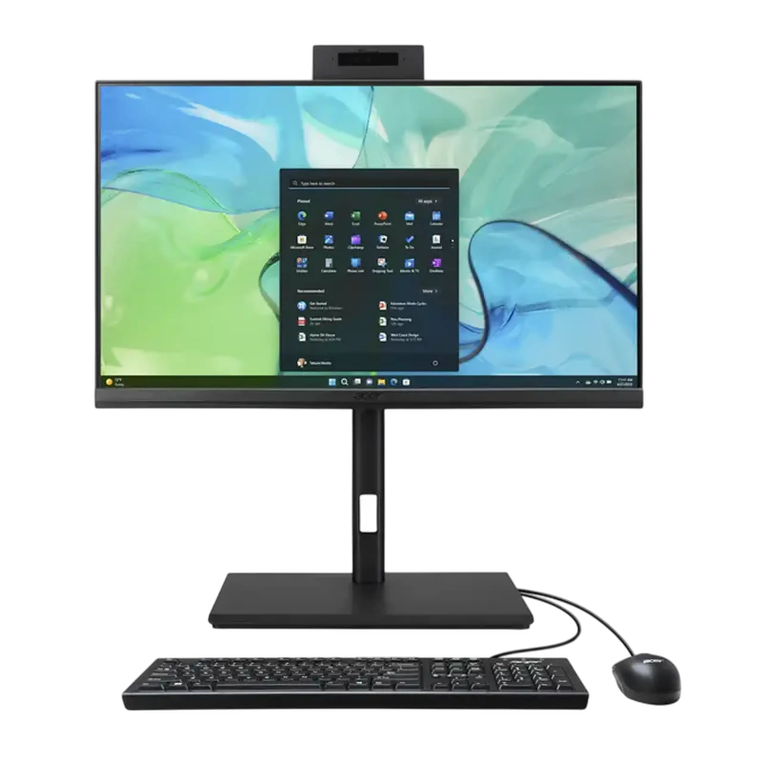 Computer All-in-One Acer Veriton VZ4724GT, 23,8", Intel Core i3-13100, 8GB/512GB, Fără SO, Negru